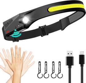 Tdjiaoling001 Fbkk Led Headlamp Rechargeable 230 Wide Beam Headlight With 1 Pack Black