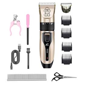 Dc-001 Fenduoer Dog Shaver Clippers Pets Grooming Kit Low Noise Rechargeable Cord... Fast Ship