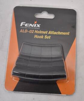 Ald-02 Fenix Helmet Headlamp Hooks Attachment Hook Set 4 Pack Black