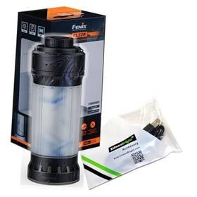 Cl22r-eba030c Fenix Flashlights Cl22r 500 Lumen Usb-c Rechargeable White/red/multicolor Output Black