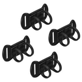 Fixinairp 601968098728 Black Headlamp Flashlight Holder Elastic Stand Diy Silicone 4pcs