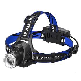 16036 Fixturedisplays 1000 Lm Led Rechargeable Headlamp 3 Lighting Modes Zoomable With Motion Sensor