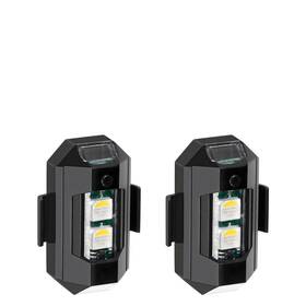 Fkewp Fkewp-7535dh 2pcs Mini Led Strobe Lights 7 Colors Usb Rechargeable Flashing Light Emergen