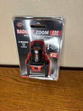 Stg5565kc Flipo Radius Zoom Clip-on Cob Led Cap Light New Sealed