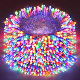 Yqs-200l Flvoecn 410ft 1200led Christmas Lights Outdoor Decorations 12 Modes And Memory Timer Ch