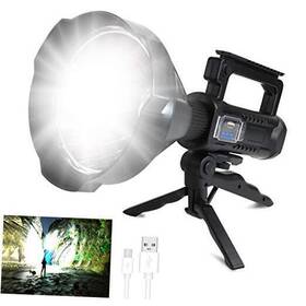 Xp90br Foleyshd Rechargeable Led Spotlight Flashlights 120000 High Lumens Super Xl-large