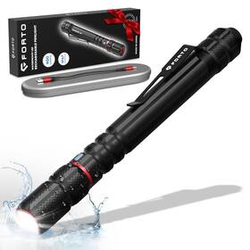 Ft-p400 Forto Rechargeable Pen Light Flashlight 400 Lumens Small Pocket W