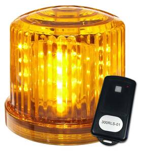 Pl-300aj-rcs01 Fortune Products Battery Powered Ultra Bright Amber Led Frequency 1 Remote Cont