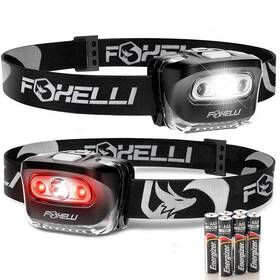 B07vctyyzx Foxelli Led Headlamp Flashlight For Adults And Kids Running Camping Hiking