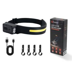 Fuseend 749753635335 Rechargeable Led Headlamp With Motion Sensor 230 Beam 5 Modes Waterproof