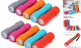 4350249191 Fute 10-pack 9-led Mini Flashlight Set 30-pieces Aaa Batteries Are Included And