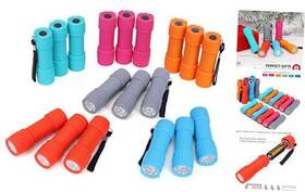 4350250212 Fute 18-pack 9-led Mini Flashlight Set 54-pieces Aaa Batteries Are Included And