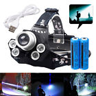 G2408c2 Garberiel Tactical Led Zoom Ultra Bright Headlamp Light Battery