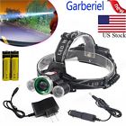 Gbl1018817 Garberiel Head Led Headlamp Headlight Flashlight Zoom Torch Light