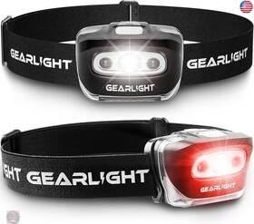 Gearlight 858362007263 2pack Led Headlamp - Outdoor Camping Head Lamps With Adjustable