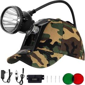 Ic0003gac  Gearoz 10w Coon Hunting Lights Headlamp For Coyotes Hog Predators 4 Lighting Modes