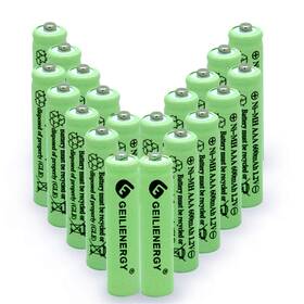 3agr20n Geilienergy Solar Light Batteries Aaa Triple A Nimh 600mah 1.2v Rechargeable