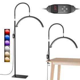 Yhl-666-w Gelpal 2in1multi-functional Led Half Moon Lamp 6 Adjustable Colors 3000 Lumens I