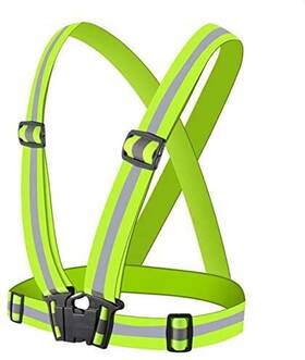Bx002green-a30-al Gemily Reflective Safety Vest High Visibility Gear Warning Adjustable Straps Fo