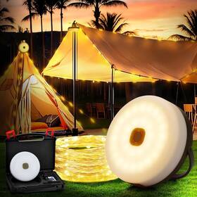Wen-1 Gmgsj Solar Camping String Lights 40.45ft Fairy With 10 Lighting Mode
