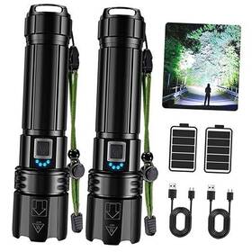 P108-hs Gohoman Flashlights High Lumen Rechargeable 990 000 Lumens Super Bright Led