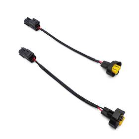 Gola9291345 Golacod Headlight Connector With Adapter Wiring Harness Socket 2pcs Fit For Nissan Ma