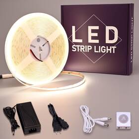 Goming 750405824083 Motion Sensor Cob Led Light Strip 32.8ft 10m Natural White 4000k 3 Lighting