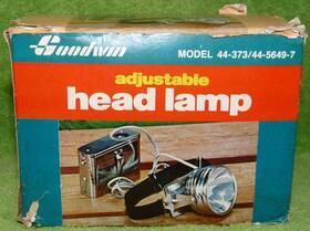 44-373 Goodwin/midland Int. Head Lamp Collectible #44-373 Vintage Antique Camping Miners Hunters