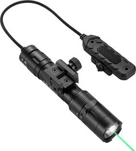 Tr-gp-fl03 Goplant 3000 Lumen Aluminum Tactical Flashlight With Laser Combo Picatinny/mlok Rifl
