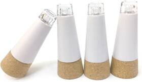 Goswot 716045792472 Pack Of 4 Usb Rechargeable Cork Shape Bottle Light 12 Lumens White