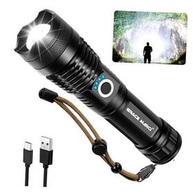 Gm-fl-hh008 Grace Marci Rechargeable Flashlights High Lumen Super Bright 150000 15w Lumens-short