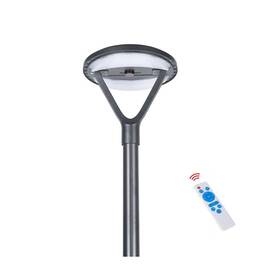 Gl-pltms-20 Grandlumen Solar Led Post Top Light With Microwave Sensor And Remote