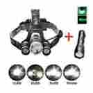 Grd-9836 Grde 4 Modes Led Beam Headlamp Head Lamp And 1 Flash Torch For Outdoor Sports In 631005192119