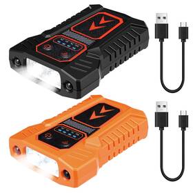 Vea-grinsvalley-0096 Grinsvalley 2 Pcs Led Clip On Cap Lights Usb Rechargeable Visor Flashlight Ultra