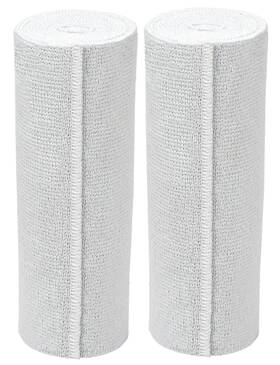 Gt 352763000941 Elastic Bandage Wrap 6 Inch Wide 2 Pack - Reusable Compression Roll With Ho