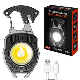 Guardman 707137949560 Stocking Stuffers Multitool Survival Keychain Tool Led Flashli
