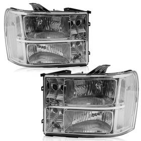 Guitt Gt030-us Headlight Assembly Compatible With 2007-2013 Gmc Sierra 1500 07-14 25