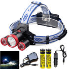 Gwt8013940693470bs Garberiel Headlamp Led Headlight Flashlight Lamp Charger Batteries