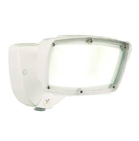 Fsl503tiw Halo Fsl White Outdoor Integrated Led Dusk To Dawn Single Head Flood Light Wi