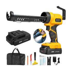Fgg2be Hancaner Cordless Caulking Gun With Battery And Charger 20v Electri... Fast Ship