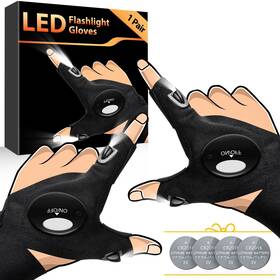 Hanpure 764595798024 Led Flashlight Gloves Stocking Stuffers For Adults Men Christmas Birthday Gift I