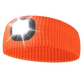 Fd-03 Hatlight Led Headband For Outdoor Sports Type C Rechargeable Knit Hairband With A Ligh