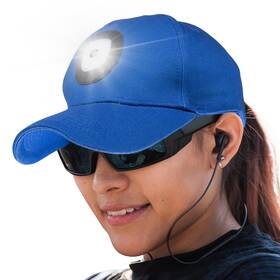 Head Lightz 850035046142 Rechargeable Led Baseball Cap Built-in Usb Light With 3 Brig