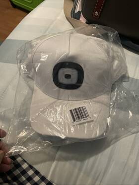 Head Lightz 850035046166 Rechargeable Led Baseball Cap Built-in Usb Light With 3 Brig