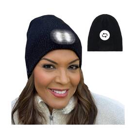 Head Lightz 850035046470 Rechargeable Led Beanie Hat Hands-free Lighted Cap F