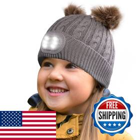Head Lightz B0cktq3wsv Kids 2x Pom Charger - Grey