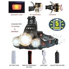 Headlamp-3t6-us Cosoos Brightest Led Headlamp Flashlight Zoomable Hard Hat Work Light