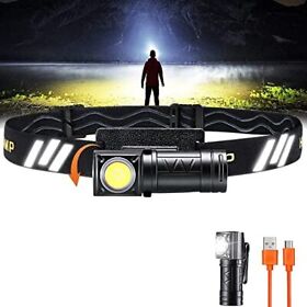 Drfx-6847-us Headlamp Flashlight Rechargeable Led Head Lamp 1000lumens Removable Multi