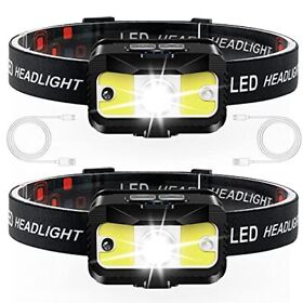 Headlamp Rechargeable Mioisy 1200 Lumen Ultra Bright Led Head Lamp