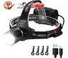 Headlamp Rechargeable Zoomable High Lumen Super Bright Led Head Flashlight